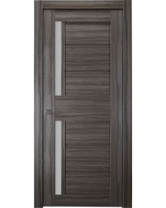 Esta Vetro Gray Oak Pocket doors