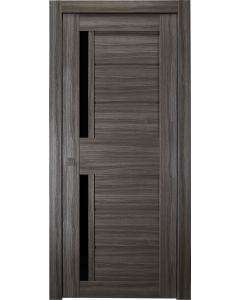 Esta Bl Vetro Gray Oak Pocket doors