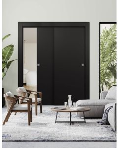 Optima Black Matte Bypass doors