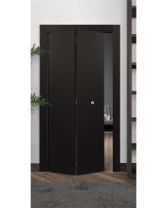 Optima Black Matte Bi-folding doors