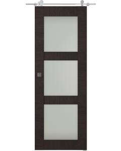 Avanti 3 Lite Vetro Black Apricot Barn doors
