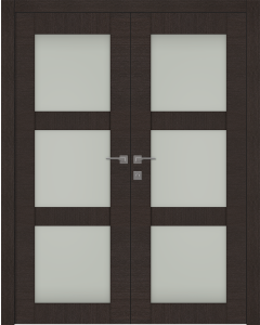 Avanti 3 Lite Vetro Black Apricot Double doors