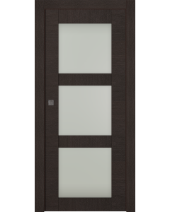 Avanti 3 Lite Vetro Black Apricot Pocket doors