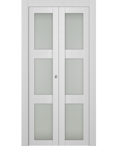Palladio 3 Lite Vetro Bianco Noble Bi-folding doors