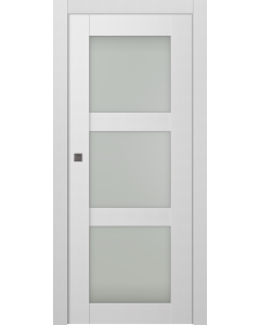 Palladio 3 Lite Vetro Bianco Noble Pocket doors