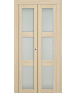 Avon 3 Lite Vetro Loire Ash Bi-folding doors
