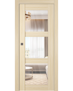 Avon 3 Lite Clear Vetro Loire Ash Pocket doors