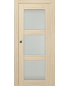 Avon 3 Lite Vetro Loire Ash Pocket doors