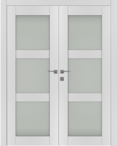 Smart Pro 3 Lite Vetro Polar White Double doors