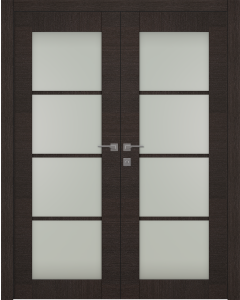 Avanti 4 Lite Vetro Black Apricot Double doors