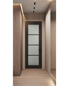 Avanti 4 Lite Vetro Black Apricot Frameless
