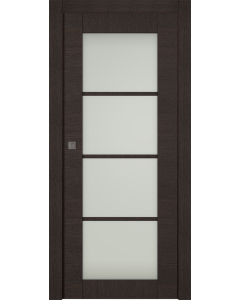 Avanti 4 Lite Vetro Black Apricot Pocket doors