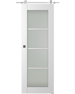 Palladio 4 Lite Vetro Bianco Noble Barn doors