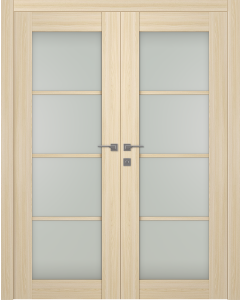 Avon 4 Lite Vetro Loire Ash Double doors