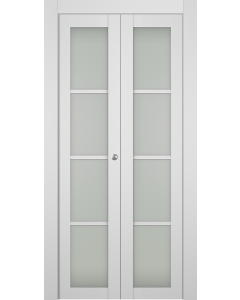 Smart Pro 4 Lite Vetro Polar White Bi-folding doors