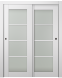 Palladio 4 Lite Vetro Bianco Noble Bypass doors
