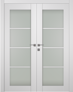 Smart Pro 4 Lite Vetro Polar White Double doors
