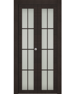 Avanti 4 Lite Vetro Black Apricot Bi-folding doors