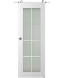 Palladio 8 Lite Vetro Bianco Noble Barn doors