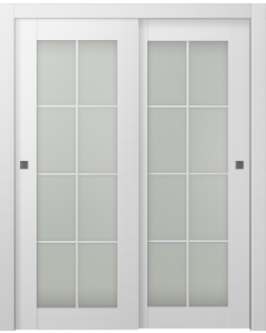 Palladio 8 Lite Vetro Bianco Noble Bypass doors