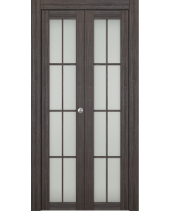 Palladio 8 Lite Vetro Gray Oak Bi-folding doors