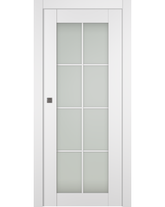Smart Pro 8 Lite Vetro Polar White Pocket doors