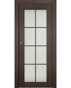 Avon 8 Lite Vetro Veralinga Oak Pocket doors