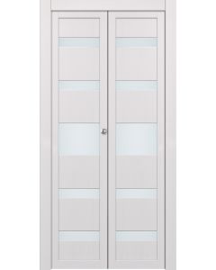 Gina Vetro Bianco Noble Bi-folding doors