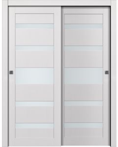 Gina Vetro Bianco Noble Bypass doors