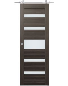 Gina Vetro Gray Oak Barn doors