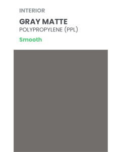 Gray Matte Polypropylene Free Sample