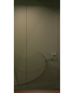 RTA DOOR SLAB EXAMPLE FOR WALLPAPERING WITH FLORAL DESIGN 28" X 92 1/2" X 1 3/4"