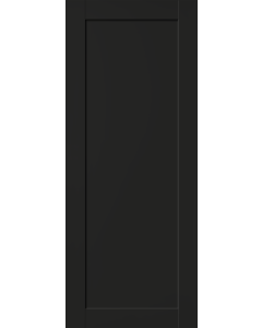 DOOR SLAB SHAKER 1 PANEL BLACK MATTE 32" X 92 1/2" X 1 3/4"
