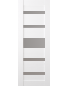 DOOR SLAB GINA VETRO BIANCO NOBLE 32" X 96" X 1 9/16" FROSTED GLASS