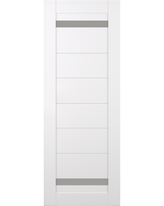 DOOR SLAB PERLA VETRO SNOW WHITE 32" X 84" X 1 3/4" FROSTED GLASS