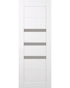 DOOR SLAB RITA VETRO SNOW WHITE 30" X 96" X 1 3/4" FROSTED GLASS