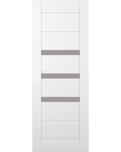 DOOR SLAB DORA VETRO SNOW WHITE 32" X 96" X 1 3/4" FROSTED GLASS