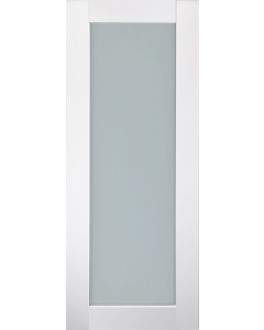 DOOR SLAB SMART PRO 207 VETRO POLAR WHITE 32" X 84" X 1 3/4" TEMPERED FROSTED GLASS
