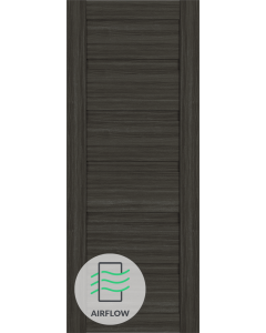 DOOR SLAB LOUVER GRAY OAK 24" X 96" X 1 9/16"