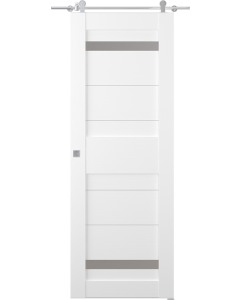 Imma Vetro Bianco Noble Barn doors