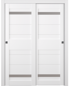 Imma Vetro Bianco Noble Bypass doors