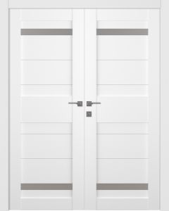 Imma Vetro Bianco Noble Double doors