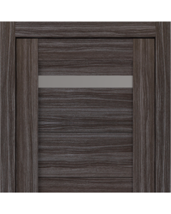 Imma Vetro Gray Oak Pocket doors