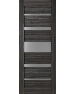 DOOR SLAB KINA VETRO GRAY OAK 32" X 96" X 1 9/16" FROSTED GLASS
