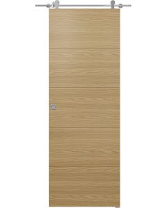 Lefrance Shaggy Oak Barn doors