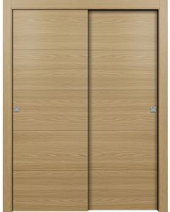 Lefrance Shaggy Oak Bypass doors