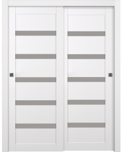 Leora Vetro Snow White Bypass doors