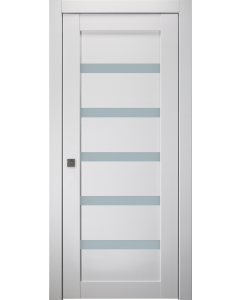 Leora Vetro Bianco Noble Pocket doors