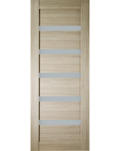 DOOR SLAB LEORA VETRO SHAMBOR 18" X 80" X 1 3/4" FROSTED GLASS
