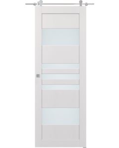 Leti Vetro Bianco Noble Barn doors